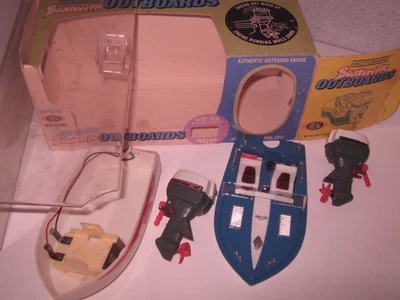 $125 • Buy Motorific Boaterific Johnson 100 Outboards Scorpio Boat Ideal Two Running Motors