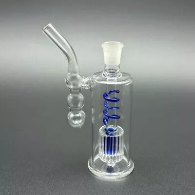 4  Mini Glass Bong Filter Pyrex Hookah Water Pipe Smoking Bubbler+Tube & Bowl • $13.21