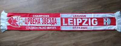 SCARF Crvena Zvezda/RED STAR VS RB Leipzig FC  Champions League 2023 • £32.39