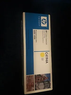 £22 • Buy Genuine Original HP C4194A Laserjet 4500/4550 Series Toner Cartridge Yellow