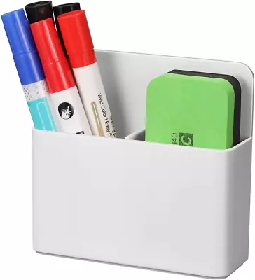 Magnetic Dry Erase Marker Holder Pen And Eraser Holder For Whiteboard • $12.76