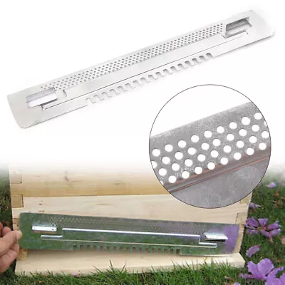 Beekeeping Sliding Travel Gates Bee Hive Mouse Guard Zinc Plated Beekeeping Tool • $16.21