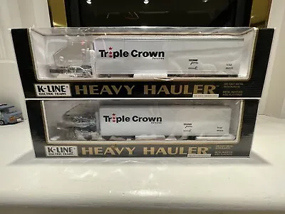 K-LINE Triple Crown RAILMATE HD HAULER ROADRAILER TRAILER Set • $250