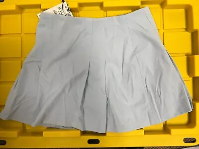 ZARA Pleated Mini Skirt/skort Light Blue NWT Sz M (US) • $25