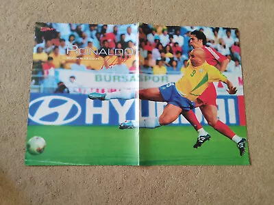 £12.63 • Buy Bravo Sport Poster With Titanium Oliver Kahn And Ronaldo Brazil A3 41 X 28 Cm