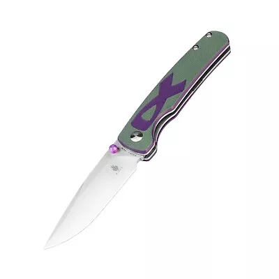 Kizer Fighter EDC Pocket Knife 154CM Steel G10 Handle Kizer Cares V3633C1 • $35.40