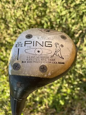 ⭐️Vintage⭐️LH Ping Karsten Eye 2 Heel-Toe Balance 1 Wood⭐️Steel Shaft⭐️Karsten⭐️ • $24.95