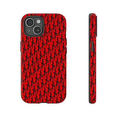 Christian Dior-Monogram IPhone 15/14/13/12/11/X/8 Phone Red Hard Case • $34.85