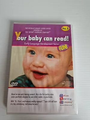 Your Baby Can Read Volume 2 Dr Titzer Infant Learning Company DVD NEW SEALED • £5