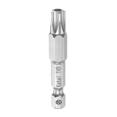 $11.76 • Buy T45 Magnetic Security Star 5 Point Torx Screwdriver Bit 1/4  Hex Shank 2  Length