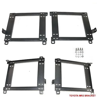 New 2 Racing Seats Brackets Adapters For 1990-1999 Toyota Mr2 W20 Sw20 • $69.55