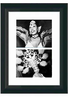 Josephine Baker Legend Actress Movie Star  Framed Photo Collage  14 X 20 • $59.95