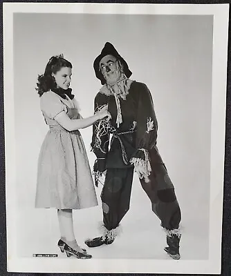 1939 Wizard Of Oz Judy Garland Ray Bolger MGM Press 8x10 Gelatin Silver Photo • $74