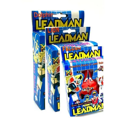 LeadMan Falcon+Dolphin+Lion Robot Transformers - Pack Of 3 Vintage 80s • £23.81