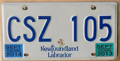 NEWFOUNDLAND And LABRADOR CANADA License Plate  2013 - 2016    PICK ONE • $18