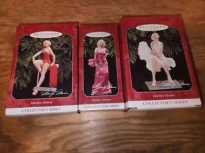 Lot Of 3 Marilyn Monroe Keepsake Ornaments New Set (New) Collectors Series • $29.95