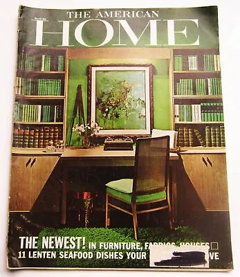 $8.90 • Buy American Home Magazine March 1965 Housewife Fine Grade Household Vintage 