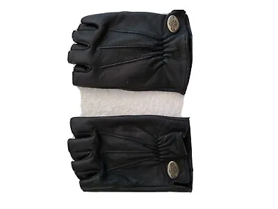 $25 • Buy Harley Davidson Vintage Finger-less Men's Size Extra Large Motorcycle Gloves