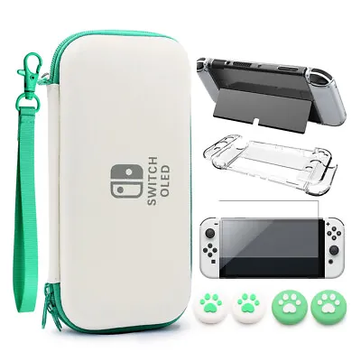 Storage Bag Cover Case Screen Protector Accessories Kit For Nintendo Switch OLED • $29.99