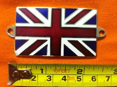 MGB Union Jack Metal Enamel Badge Emblem • $18.10