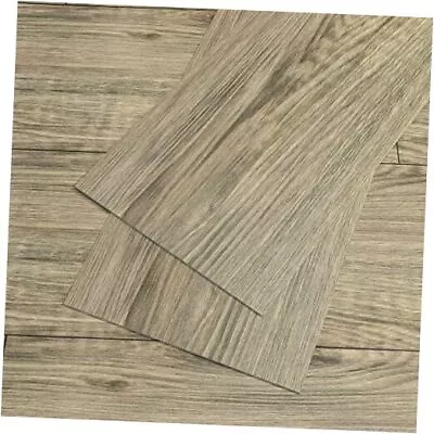  6''x36'' Peel And Stick Flooring Waterproof Wood Plank 6''W X 36''L 4 Taupe • $20.89