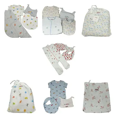 Cath Kidston Babygrow Vest Hat Bib Outfit Set Starter Pack Unicorn Car  New Tag • £14.99