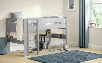 Dove Grey 3Ft Single Bed Low Or Mid Sleeper L196cm X D104cm X H121cm PACE • £389