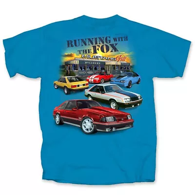 Running With The Fox Mustang T-Shirt * Fun Ford Shirt For FOX Owners - FREE SHIP • $42.14