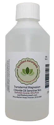 250ml Sensitive Skin - Transdermal Magnesium Chloride Oil - Zechstein Sourced • £10.25