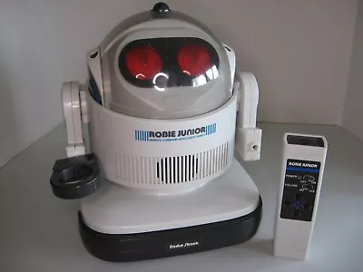 Tandy Radio Shack ROBIE JUNIOR Remote Control Intelligent Robot & Remote - Works • $37.50