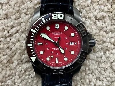 Victorinox Dive Master 500 Red Dial 241577 Watch • $598.95