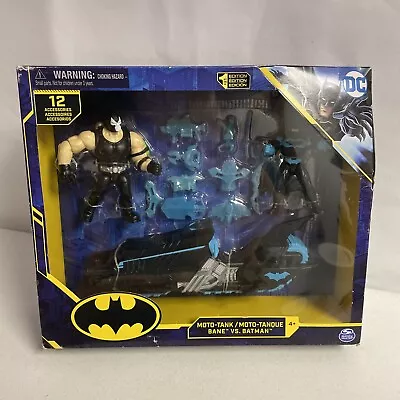 DC Comics Spin Master Moto-Tank Bane Vs. Batman NEW In Slightly Worn Box. • $9.95