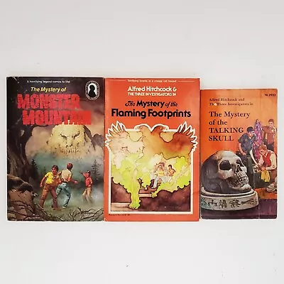 Alfred Hitchcock And The Three Investigators Paperback Lot Of 3 Talking Skull • $39.95