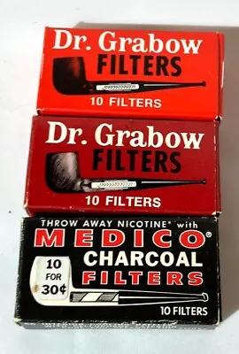 3 Boxes Dr Grabow Medico Pipe Filters • $5