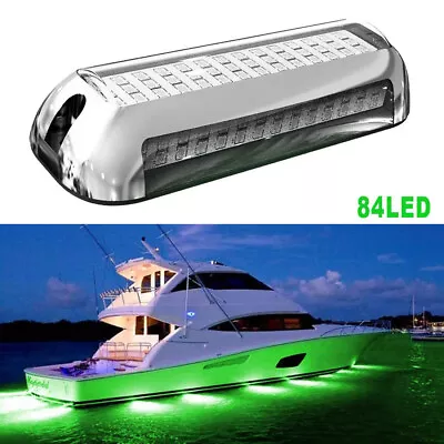 84LED Boat Light Stainless Underwater Pontoon For Marine Boat Transom Light • $35.99
