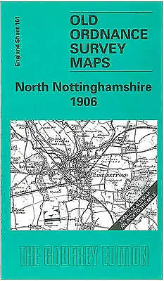 MAP OF North Nottinghamshire 1906-11 (Old ... Mastoris Steph NEW COPY • £5.95