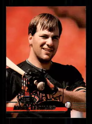 1993 Topps Stadium Club #497 Mark Leonard AUTOGRAPHED!! Giants 240129 • $5.25