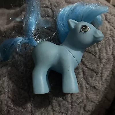 Vintage My Little Pony Toy Figure - Baby Blue Ember • £6.99