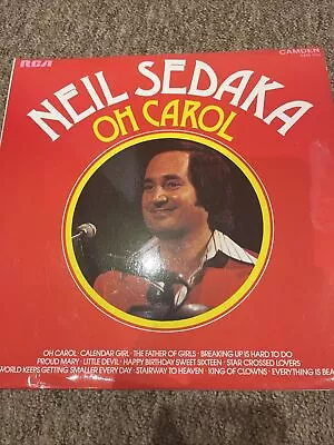 Neil Sedaka ‘Oh Carol’ Vinyl LP UK 1974 CDS 1147 • £4.49