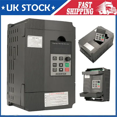 12A 220V 2.2KW Variable Frequency AC Drive VFD Variable Inverter 3Phase Out K7E4 • £88.99