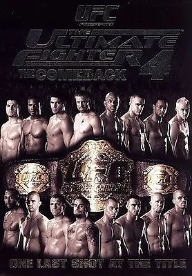 The Ultimate Fighter 4: The Comeback (DVD) UFC - NEW SEALED • $12