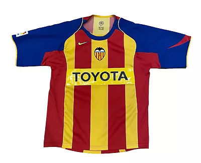 VALENCIA CF SPAIN NIKE 90 2004/2005 THIRD 3RD FOOTBALL SOCCER JERSEY RARE Size M • £117.95