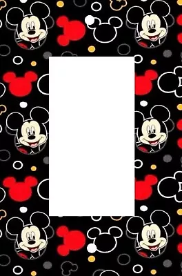 Mickey Mouse - Decorative Decoupage Light Switch Covers  - Made To Order • $6