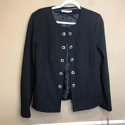 Allison Daley Black With Gold Detail Jacket Size 8 NWT • $7.99