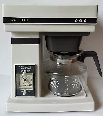 Vtg. Mr. Coffee 12 Cup Automatic Brewing System CMX15 12 Hr. Clock Timer Tested • $39.98