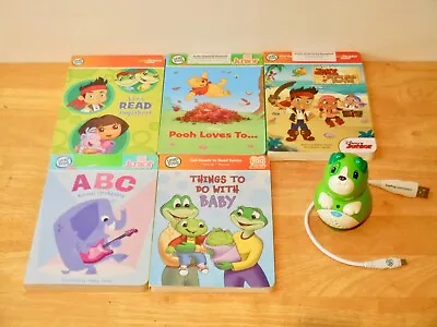 LeapFrog Tag Junior Leap Reader And Connect Cable With 5 Books • £25