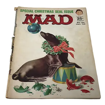 Mad Magazine No. 84 January 1964 Special Christmas Seal Issue • $8.10
