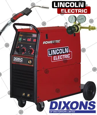 £1951 • Buy Lincoln Electric Powertec 305C Compact MIG Welder 300amp 3 Phase 400v Machine