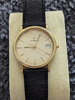 £47 • Buy ETERNA Swiss Made Watch - 33mm Dress Watch Mens 80s - ETA 955.114 Movement