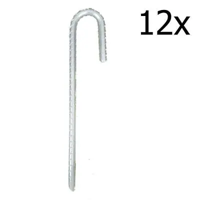 £16.49 • Buy 12 X H/D GROUND STAKES REBAR TENT PEGS 10mm X 30cm Bouncy Castle Gazebo Marquee 
